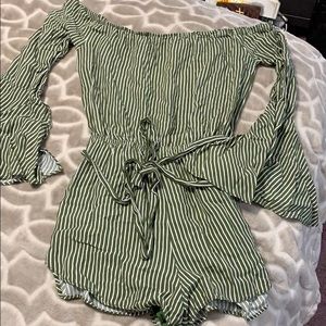 Striped Romper